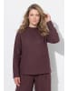Ulla Popken Sweatshirt in burgunder