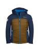 Trollkids Hybrid Softshelljacke Lysefjord in navy/bronze