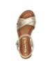 Tamaris Sandalette in LIGHT GOLD