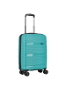 D&N Travel Line 4300 4 Rollen Kabinentrolley S 55 cm in petrol