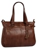 SPIKES & SPARROW Shopper in cognac