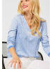 Street One Langarmshirt in angel blue