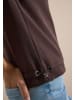 Cecil Kapuzenjacke mit seitlichen Tunnelzügen in Brown Cacao