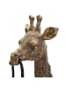 Mauro Ferretti Giraffenförmige Tischleuchte aus Kunstharz, goldfarben, 28 x 16 x 60 cm