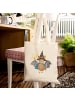 Mr. & Mrs. Panda Shopper Fledermaus Zauberer ohne Spruch in Creme
