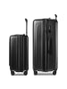 Redolz Essentials 14 4-Rollen Kofferset 2 tlg. Laptopfach mit Dehnfalte black metallic