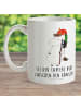Mr. & Mrs. Panda Kindertasse Einhorn  mit Spruch in Weiß