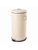 relaxdays Mülleimer in Beige - 30 Liter