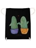 Mr. & Mrs. Panda Jutebeutel Kaktus Liebe ohne Spruch in Schwarz