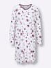 WITT WEIDEN Sleepshirt in ecru-burgund-bedruckt