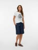 Vero Moda Jeans-Shorts in Dark Blue Denim