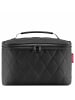 Reisenthel travelling - Beautycase 28 cm (jacquard grey) in rhombus black