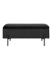 ebuy24 Sitzbank Watford Schwarz 37 x 95 cm