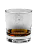 Mr. & Mrs. Panda Whiskey Glas Hund Entspannen mit Spruch in Transparent