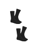 Hudson Socken Only 2-Pack druckfreier Bund in Black