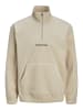 Jack & Jones Fleece Sweatshirt in Oatmeal