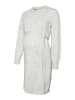 mama licious Strickkleid in Light Grey Melange