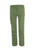 Trollkids Zip-Off Hose "Oppland Slim Fit" in Olivgrün / Grau