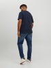Jack & Jones 2er-Set Plus Size T-Shirt Logo in Dunkelblau-Rot