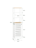 SoBuy Badezimmerschrank in Reinweiß - (W) 30 x (H) 160 x (L) 39 cm