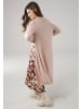 Laura Scott Longstrickjacke in rosa-melange