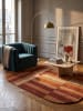 KADIMA DESIGN Teppich Wolle für Fußbodenheizung LUNAN modern Wohnzimmer Diele in Terrakotta