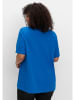 sheego Shirt in kobalt