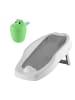 relaxdays 2-tlg. Baby-Badehilfe-Set in Grau