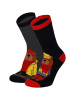 Yuhu Jungen Stoppersocken 2 Paar rutschfest Bär Motiv in Schwarz