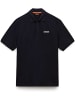 Napapijri Polo "E-Small Box Ss" in Schwarz