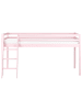 Beliani Kinderbett ASCOUX in Rosa - (W) 97 x (H) 110 x (L) 207 cm