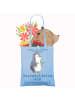 Mr. & Mrs. Panda Tote Bag Hairstylistin Leidenschaft mit Spruch in Sky Blue
