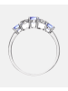 Diamant L'éternel Eternity-Ring aus 375 Weißgold mit Diamant mit Tansanit