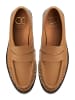 CESARE GASPARI Loafer mit Blockabsatz in Beige