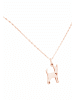 Gemshine Halskette mit Anhänger Chihuahua Hund in rose gold coloured