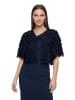 Vera Mont Blusenjacke gerader Schnitt in Night Sky
