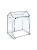 relaxdays Foliengewächshaus in Transparent - (B)132 x (H)152 x (T)92 cm