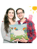 Mr. & Mrs. Panda Kissen 40x40 Einhorn Happy Design ohne Spruch in Weiß