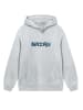 F4NT4STIC Hoodie Koi Fish Japan Streetstyle in grau meliert