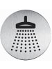 Durable Türschild Picto rund 'Dusche' 83mm metallic silber
