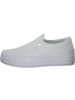 Calvin Klein Slipper in White/ Saftey Yellow