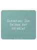 Mr. & Mrs. Panda Maus Pad Spruch Dozenten Helden mit Spruch in Meeresbrise