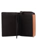 Greenburry Nappa Geldbörse RFID Schutz Leder 14 cm in brown-tan