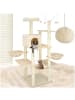 tectake Katzenbaum Lilou 165 cm Diverse Farben  (Beige)
