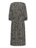 Cream Kleid CRTiah Feminine in Black wavy dots