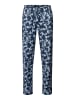 Hanro Pyjamahose Night & Day in night blue tiles