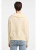 myMo Damen Strickpullover in wollweiss