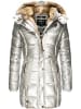 Marikoo Wintermantel Lieblings Jacke in Silber