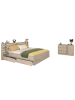 58 aufm Kessel SCHLAFZIMMER-SET 3-tlg. Parisot Escale 29 Holzdekor Japanische Eiche
