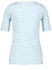 Gerry Weber T-Shirt 1/2 Arm in Blau/Ecru/Weiss Ringel